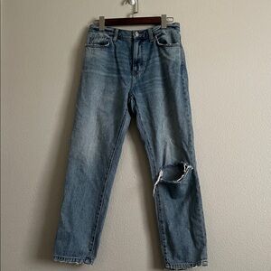 Current/Elliott The Vintage Cropped Slim Jeans size 28